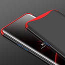 GKK Three Stage Splicing Full Coverage PC Case for OPPO Find X (Black+Red)