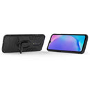 PC + TPU Shockproof Protective Case with Magnetic Ring Holder for OnePlus 7 (Black)