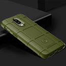 Shockproof Protector Cover Full Coverage Silicone Case for OnePlus 6T(Army Green)