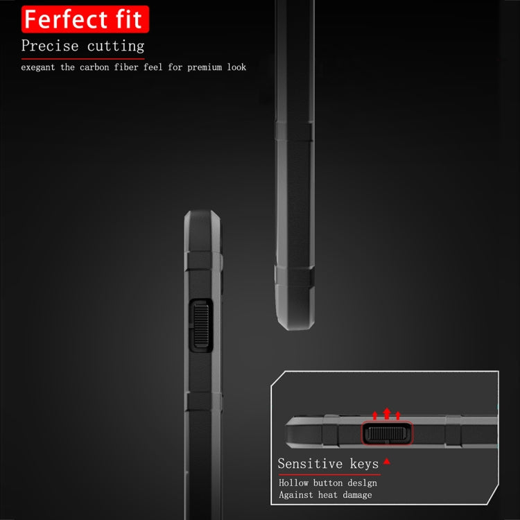 Shockproof Protector Cover Full Coverage Silicone Case for OnePlus 6T(Dark Blue)