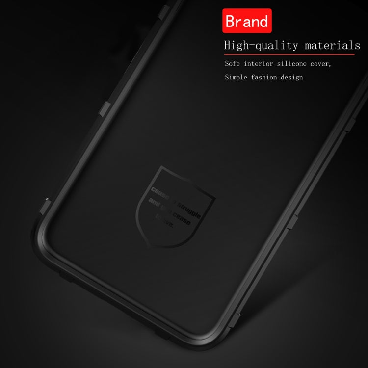 Shockproof Protector Cover Full Coverage Silicone Case for OnePlus 6T(Dark Blue)