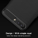MOFI Brushed Texture Carbon Fiber Shockproof TPU Case for OnePlus 5 (Red)