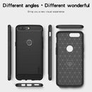 MOFI Brushed Texture Carbon Fiber Shockproof TPU Case for OnePlus 5T(Black)