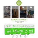 Richwell 8GB High Speed Class 10 Micro SD(TF) Memory Card
