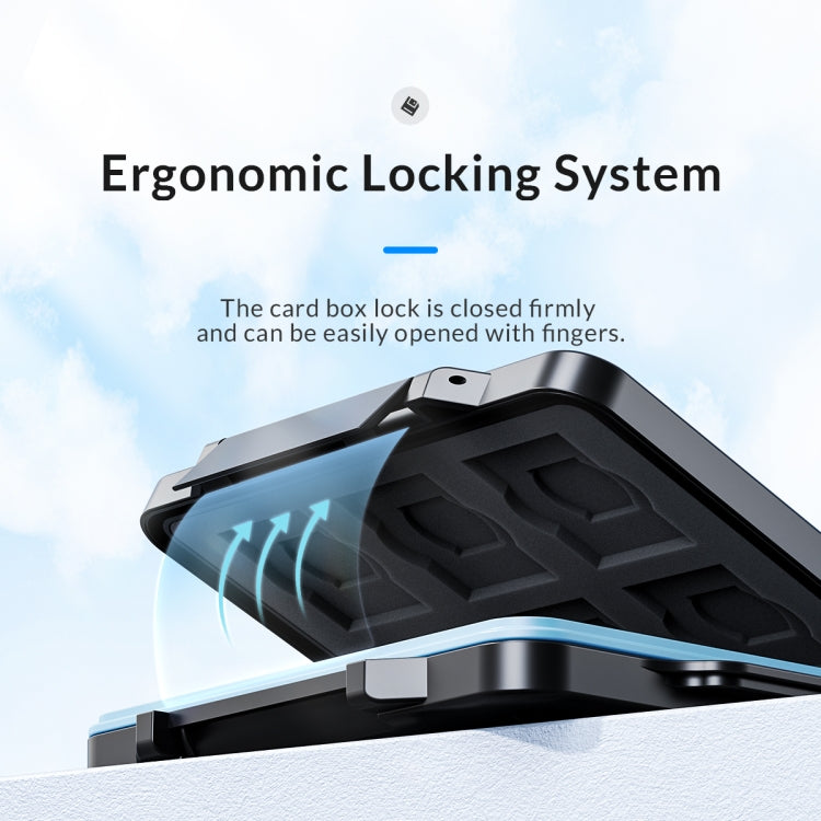 ORICO PHCD-6-BK-BP Card Reader Memory Card Digital Storage Box (Black)