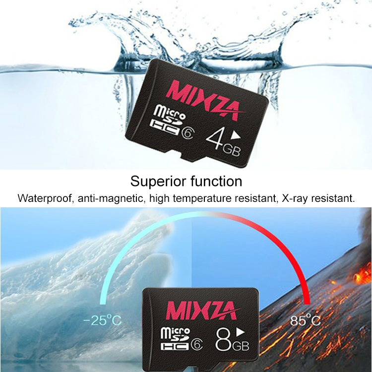 MIXZA 8GB High Speed Class10 Black TF(Micro SD) Memory Card