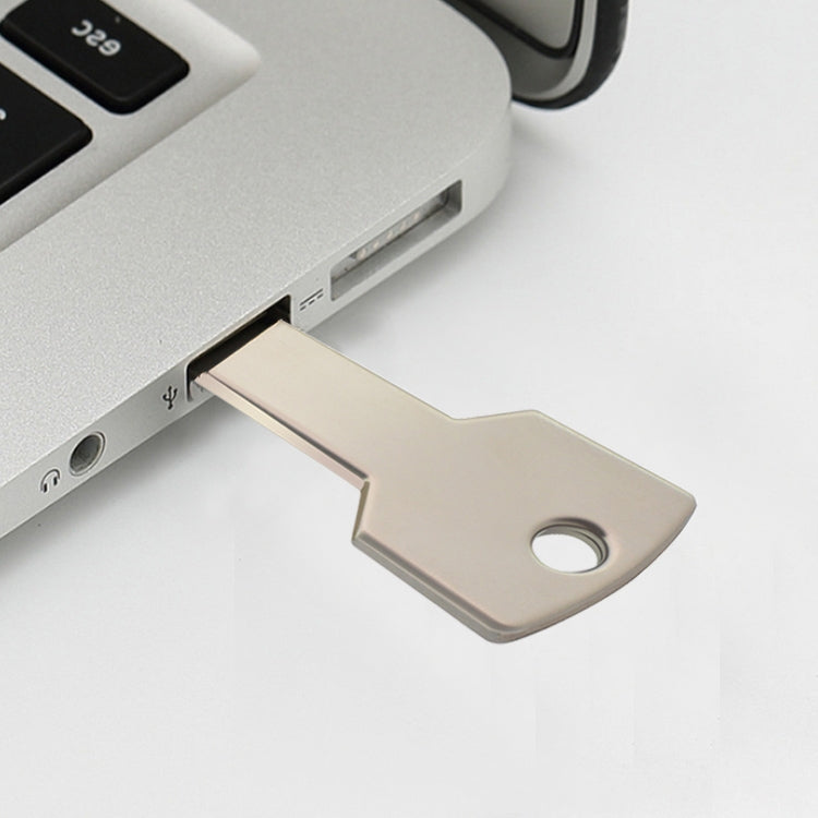 8GB USB 2.0 Metal Key Shape USB Flash Disk