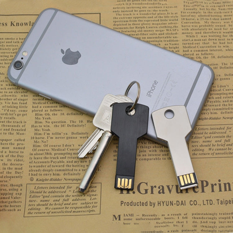 8GB USB 2.0 Metal Key Shape USB Flash Disk