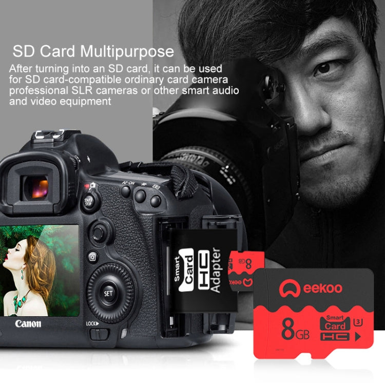eekoo 8GB CLASS 10 TF(Micro SD) Memory Card, Flagship Version