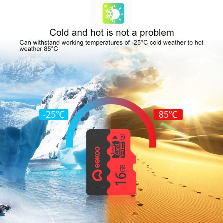 eekoo 16GB U3 TF(Micro SD) Memory Card, Minimum Write Speed: 30MB / s, Flagship Version