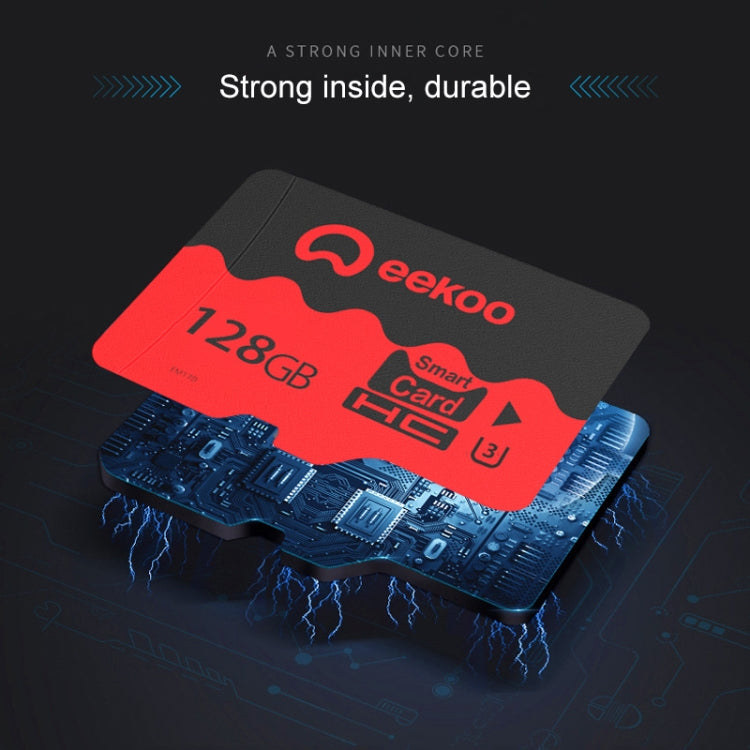 eekoo 128GB U3 TF(Micro SD) Memory Card, Minimum Write Speed: 30MB / s, Flagship Version
