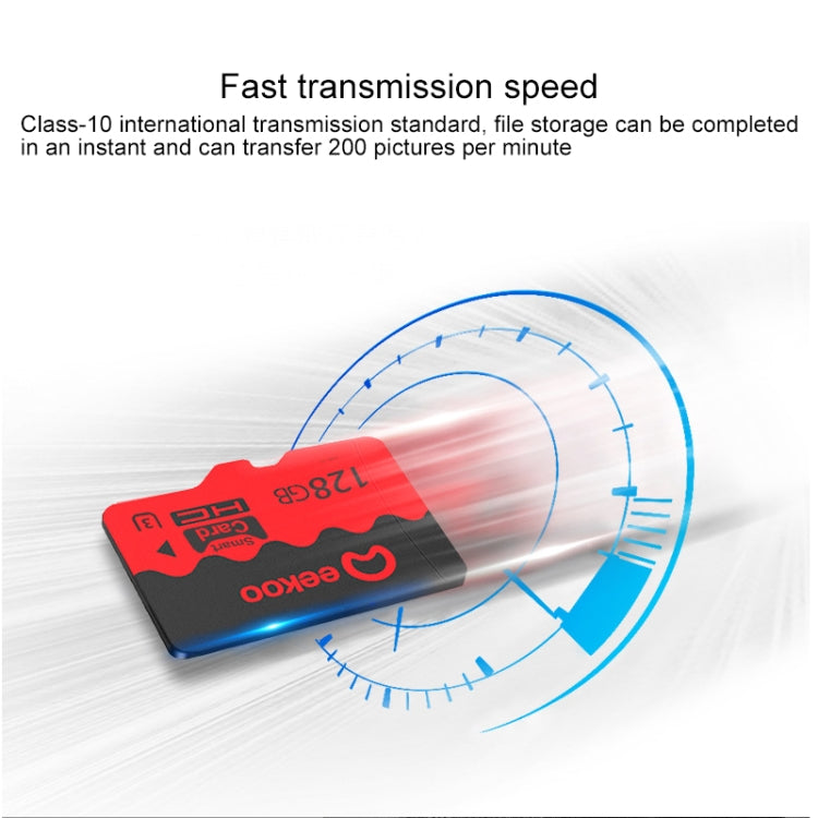eekoo 128GB U3 TF(Micro SD) Memory Card, Minimum Write Speed: 30MB / s, Flagship Version