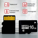 16GB High Speed Class10 Black TF(Micro SD) Memory Card