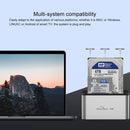 Blueendless 2.5 / 3.5 inch SATA USB 3.0 2 Bay Offline Copy Hard Drive Dock (US Plug)