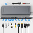 Blueendless 11 In 1 Multi-function Type-C / USB-C HUB Expansion Dock