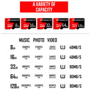 MICRODATA 32GB U1 Red and Black TF(Micro SD) Memory Card