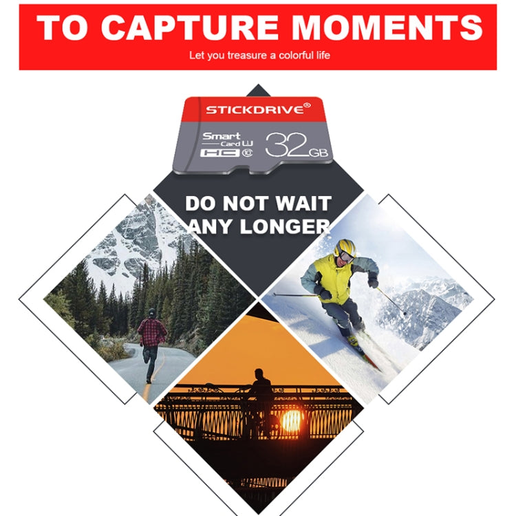 STICKDRIVE 32GB U1 Red and Grey TF(Micro SD) Memory Card