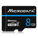 MICRODATA 8GB U1 Blue Line and Black TF(Micro SD) Memory Card