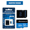 MICRODATA 32GB U1 Blue and Black TF(Micro SD) Memory Card