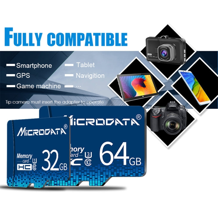 MICRODATA 8GB U1 Blue TF(Micro SD) Memory Card