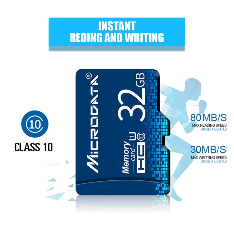 MICRODATA 32GB U1 Blue TF(Micro SD) Memory Card