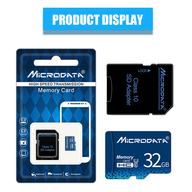 MICRODATA 32GB U1 Blue TF(Micro SD) Memory Card