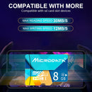 MICRODATA 8GB U1 Color Block TF(Micro SD) Memory Card