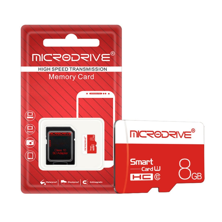 Microdrive 8GB High Speed Class 10 Micro SD(TF) Memory Card