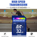 Microdrive 32GB High Speed Class 10 SD Memory Card for All Digital Devices with SD Card Slot