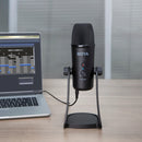 BOYA BY-PM700 USB Sound Recording Condenser Microphone with Holder, Compatible with PC / Mac for Live Broadcast Show, KTV, etc. (Black)