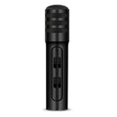 BGN-C7 Condenser Microphone Dual Mobile Phone Karaoke Live Singing Microphone Built-in Sound Card(Black)