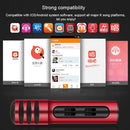 BGN-C7 Condenser Microphone Dual Mobile Phone Karaoke Live Singing Microphone Built-in Sound Card(Red)