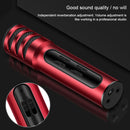 BGN-C7 Condenser Microphone Dual Mobile Phone Karaoke Live Singing Microphone Built-in Sound Card(Red)