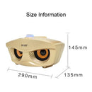 SD-306 2 in 1 Family KTV Portable Wireless Live Dual Microphone + Bluetooth Speaker(Gold)