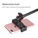 Desktop Mobile Phone Overhead Bracket Photography Micro-Course Video Recording Live Broadcasting Tripod,Single-camera Setup