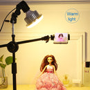 Tricolor Light Supplement Photography Micro-Course Video Recording Mobile Phone Overhead Bracket