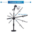 Tricolor Light Supplement Photography Micro-Course Video Recording Mobile Phone Overhead Bracket