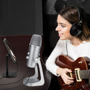 BOYA BY-PM700SP Four Directivity USB Studio Recording Condenser Microphone with Desktop Stand(Silver)