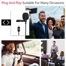 YICHUANG YC-LM10 USB-C / Type-C Intelligent Noise Reduction Condenser Lavalier Microphone, Cable Length: 1.5m