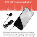 YICHUANG YC-LM10II 8 Pin Port Intelligent Noise Reduction Condenser Lavalier Microphone, Cable Length: 1.5m