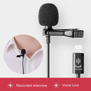 YICHUANG YC-LM10II 8 Pin Port Intelligent Noise Reduction Condenser Lavalier Microphone, Cable Length: 1.5m