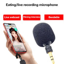 MK-5 Mono 3.5mm Gold Plated Plug Live Mobile Phone Tablet Laptop Mini Bend Microphone