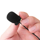 ZJ002MR Mono 2.5mm Straight Plug Car Sun Visor Wireless Interpreter Tour Guide Megaphone Lavalier Wired Microphone, Length: 3m