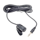 ZJ002MR Mono 3.5mm Straight Plug Car Sun Visor Wireless Interpreter Tour Guide Megaphone Lavalier Wired Microphone, Length: 3m