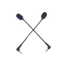 ZJ033MR-03 17cm Mono 3.5mm Angle Head Plug Gaming Headset Sound Card Live Microphone