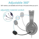 ZJ033MR-03 17cm Mono 3.5mm Angle Head Plug Gaming Headset Sound Card Live Microphone