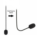 ZJ033MR-03 19cm Stereo 3.5mm Angle Head Plug Gaming Headset Sound Card Live Microphone