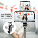 L03 Aluminum Alloy Foldable Bluetooth Tripod Selfie Stick (Black)