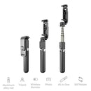 L03 Aluminum Alloy Foldable Bluetooth Tripod Selfie Stick (White)
