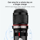 Original Lenovo UM20S K Song Condenser Microphone Live Recording Equipment with Variable Sound Effects (Black)